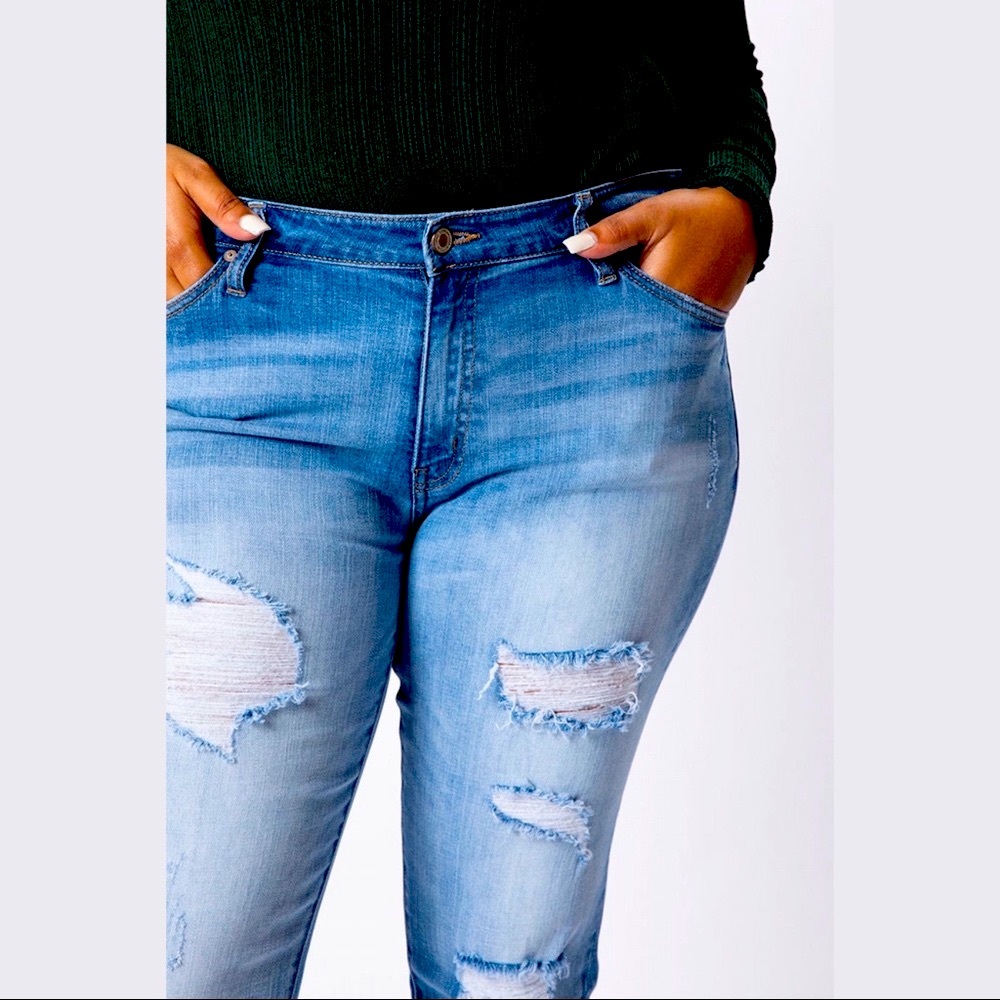 Hot! Last 1! Kancan high rise ankle skinny PLUS - Picture 8 of 10